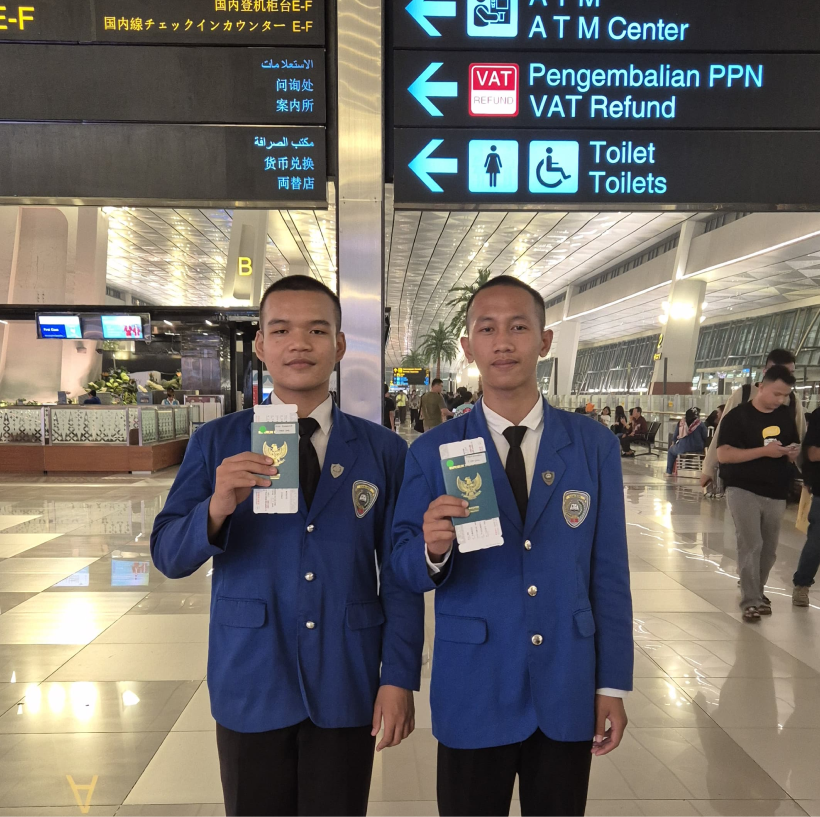 7. Keberangkatan ke Jepang